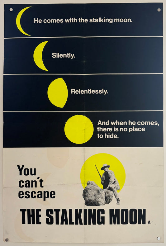 The Stalking Moon (1968) Original UK Double Crown Movie Poster