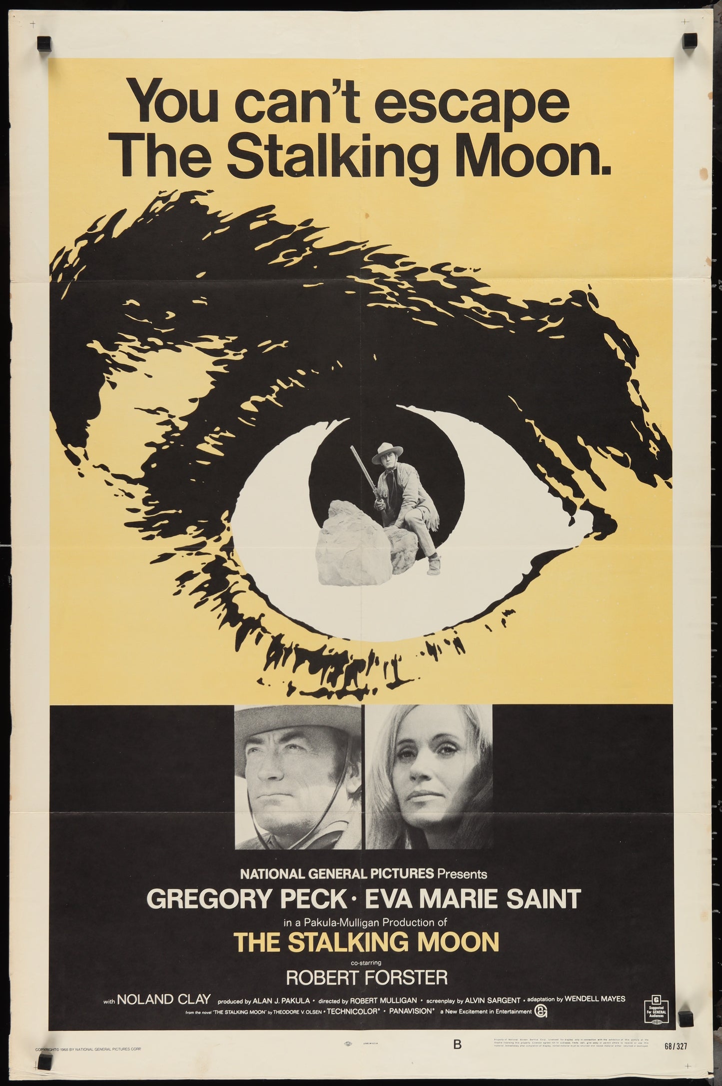 The Stalking Moon (1968) Original US One Sheet Movie Poster