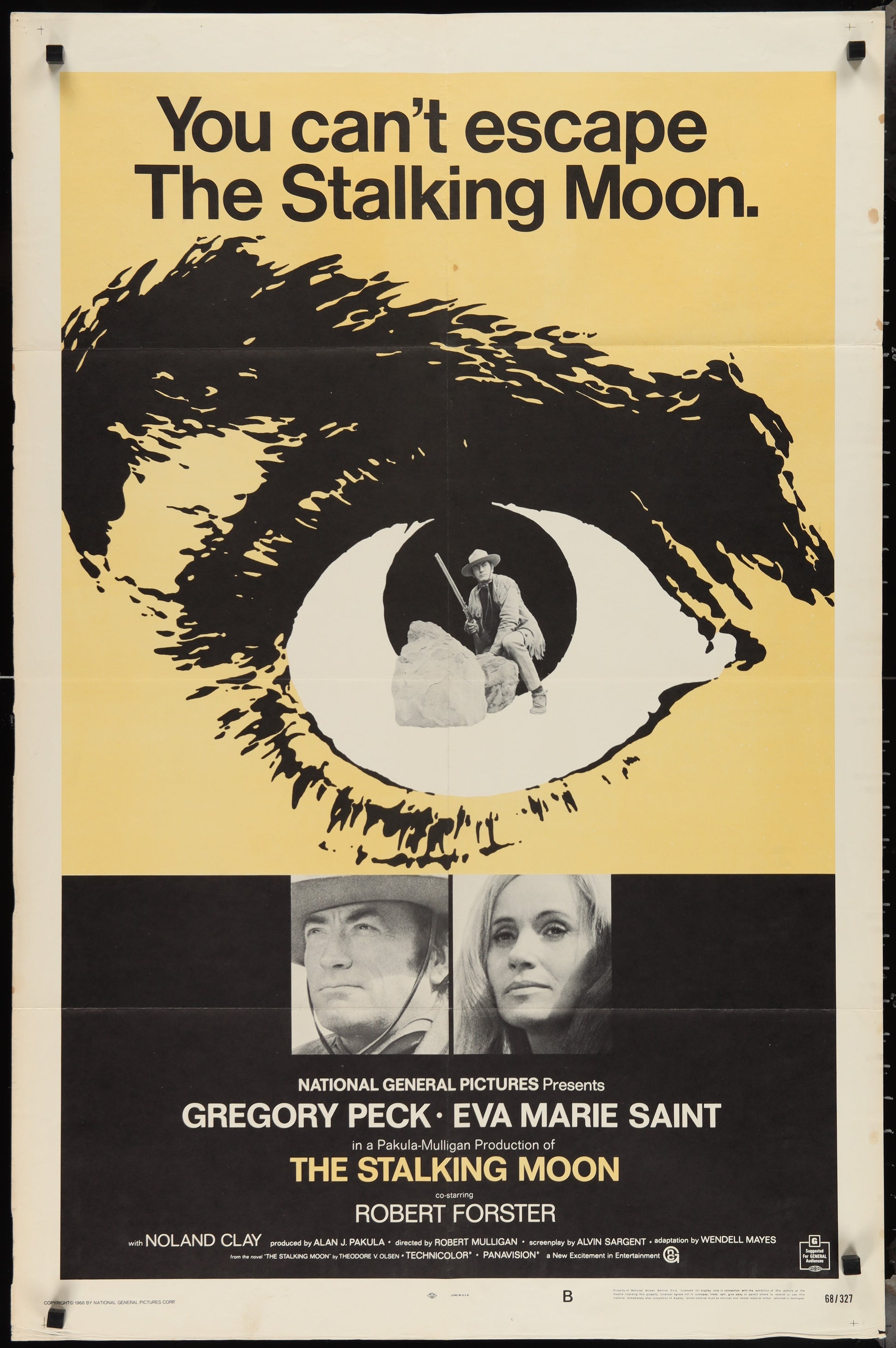 The Stalking Moon (1968) Original US One Sheet Movie Poster