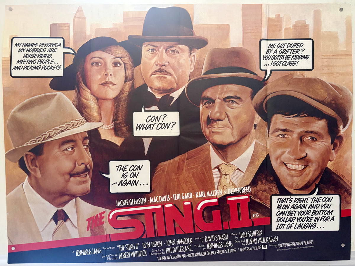 The Sting II (1983) Original UK Quad Movie Poster