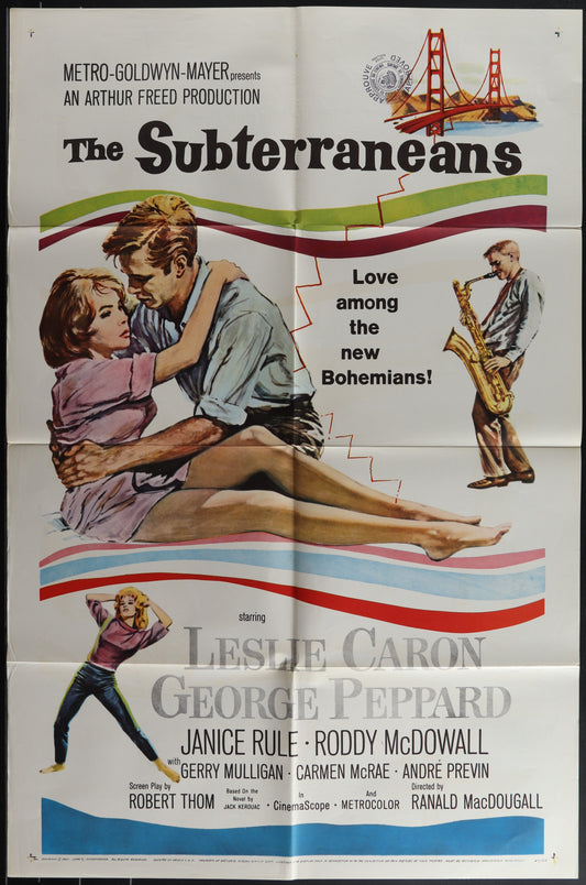 The Subterraneans (1960) Original US One Sheet Movie Poster