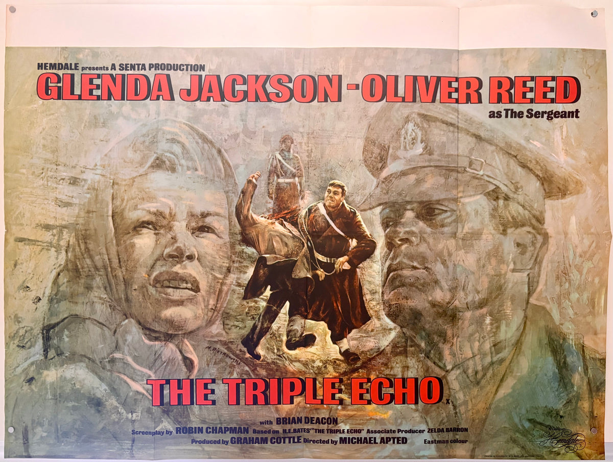 The Triple Echo (1972) Original UK Quad Movie Poster