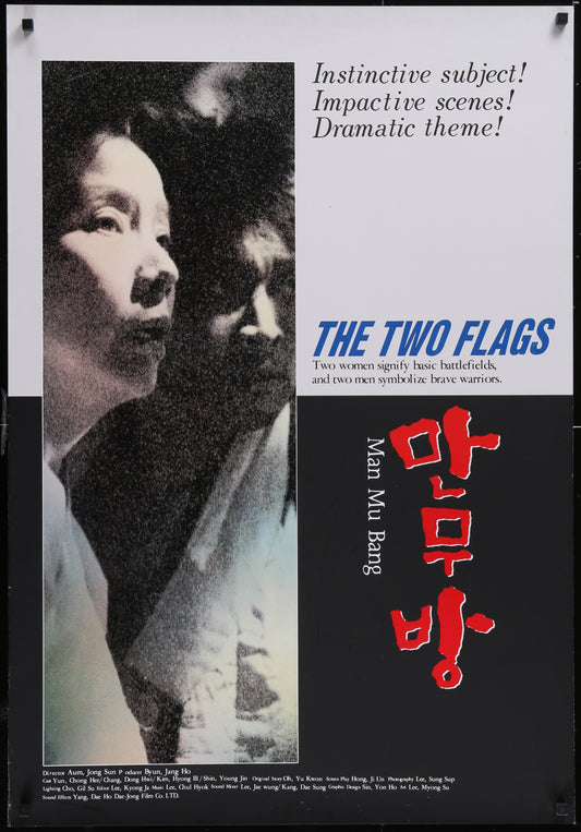 The Two Flags (1994) Original US One Sheet Movie Poster 27 x 39¼