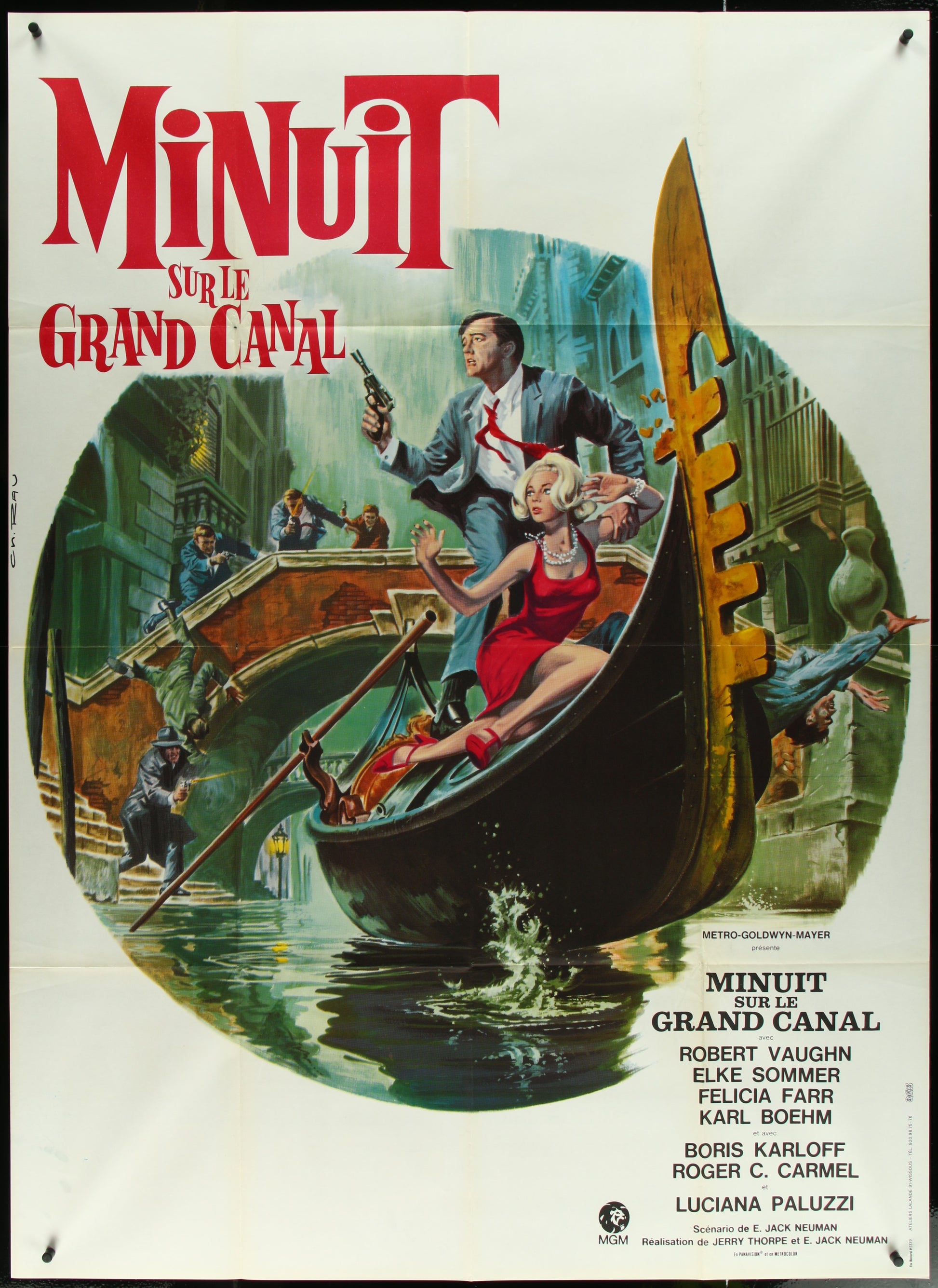 The Venetian Affair (1967) Origins French One Panel Movie Poster