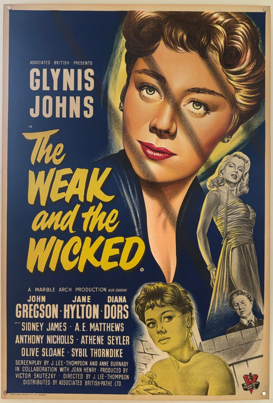 The Weak and the Wicked (1954) Original UK One Sheet Movie Poster