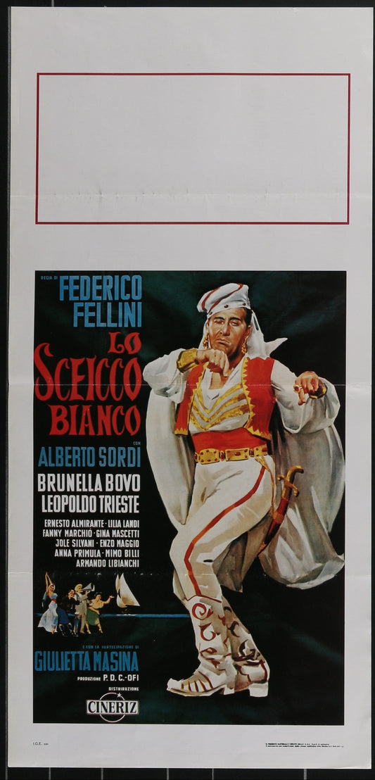 The White Sheik (2000s RR) Original Italian Locandina Movie Poster