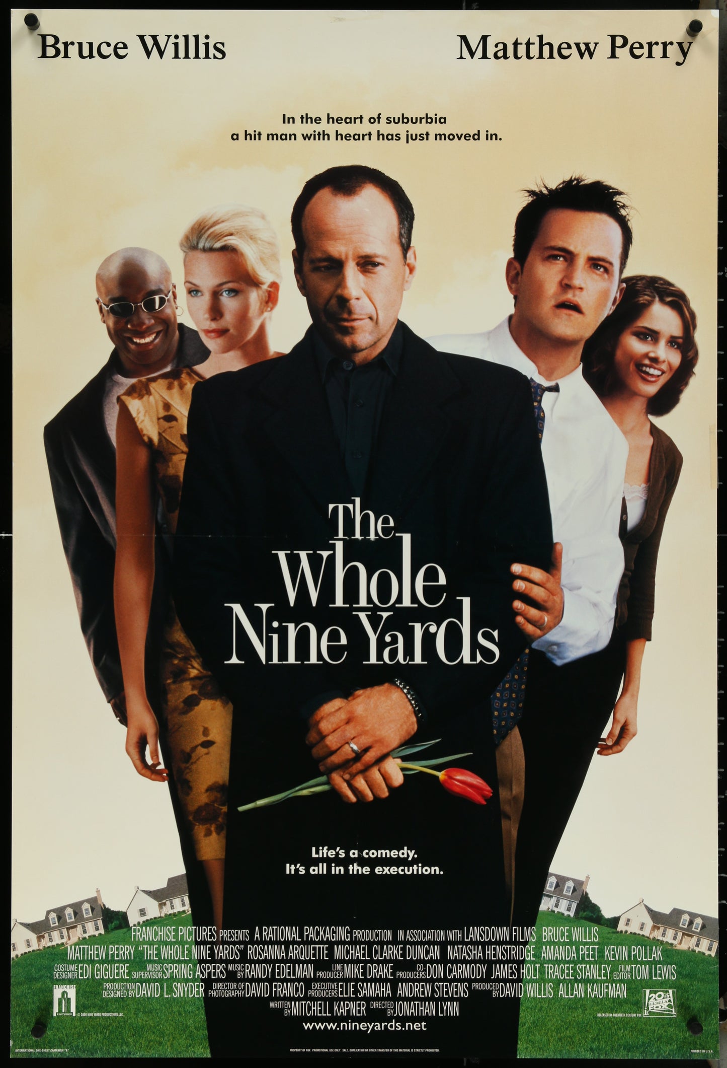 The Whole Nine Yards (2000) Original US One Sheet Movie Poster 27x40
