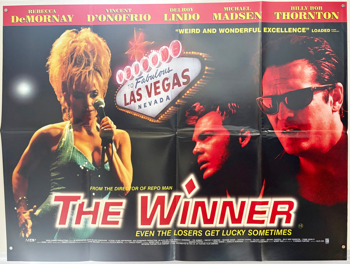 The Winner (1996) Original UK Quad Movie Poster