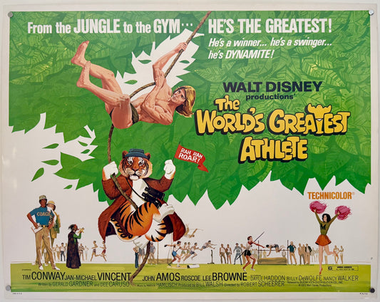 The World's Greatest Athlete (1973) Original US Half Sheet Poster