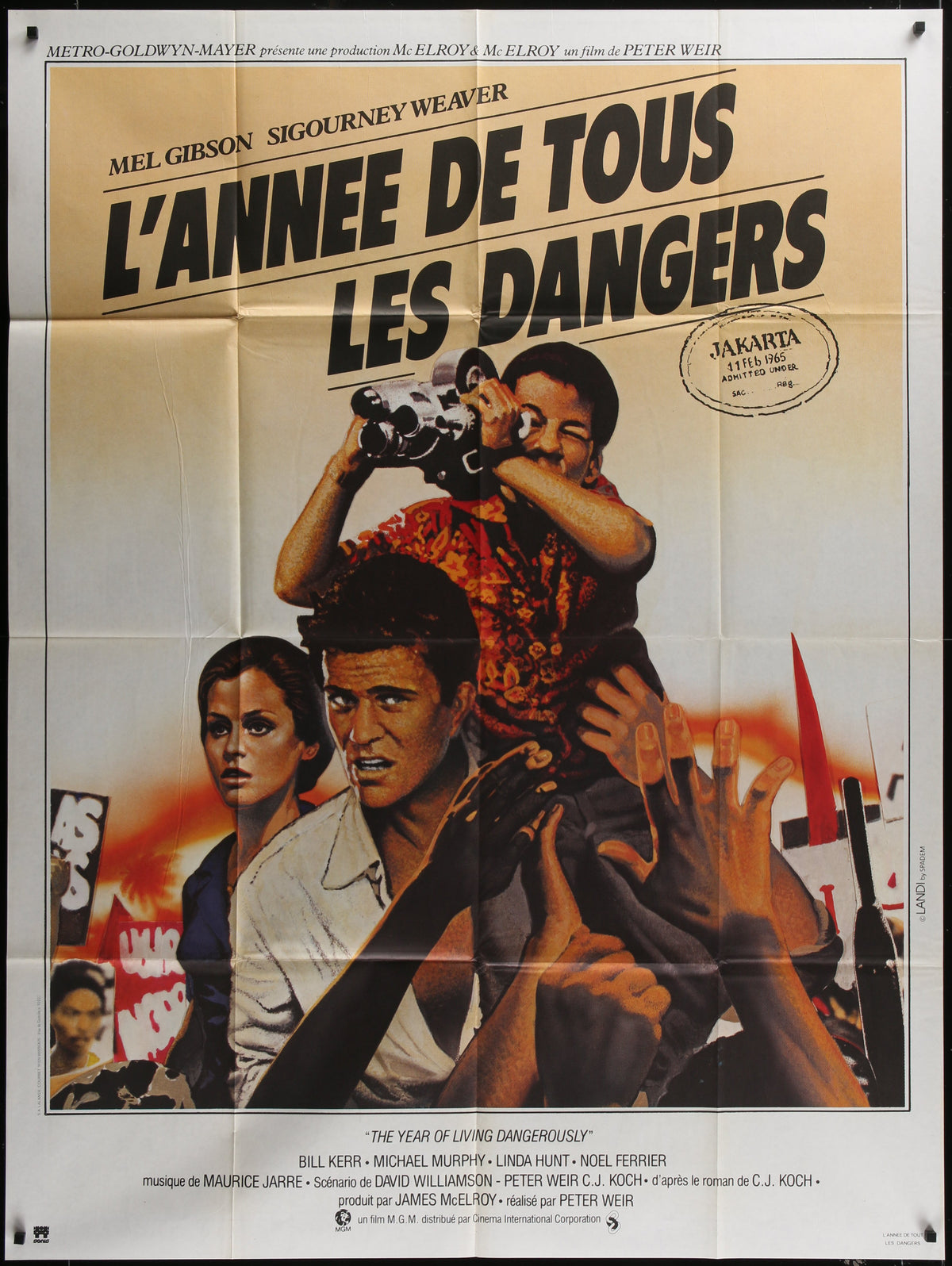 The Year of Living Dangerously (1983) French Grande Movie Poster