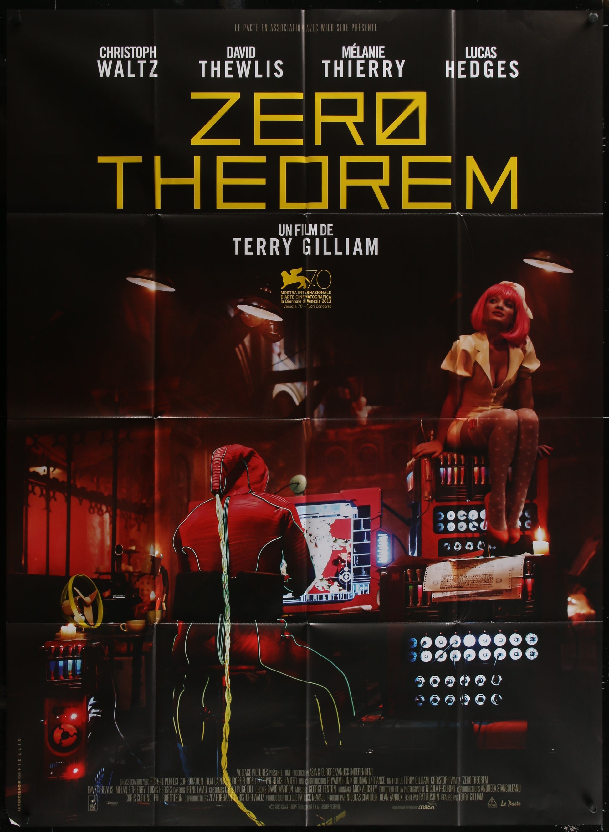 The Zero Theorem (2013) Original French Grande Movie Poster 115 x 157 cm
