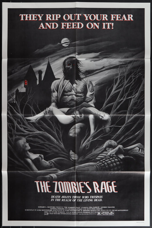 The Zombie's Rage (1982 Re-Release) Original US One Sheet Movie Poster