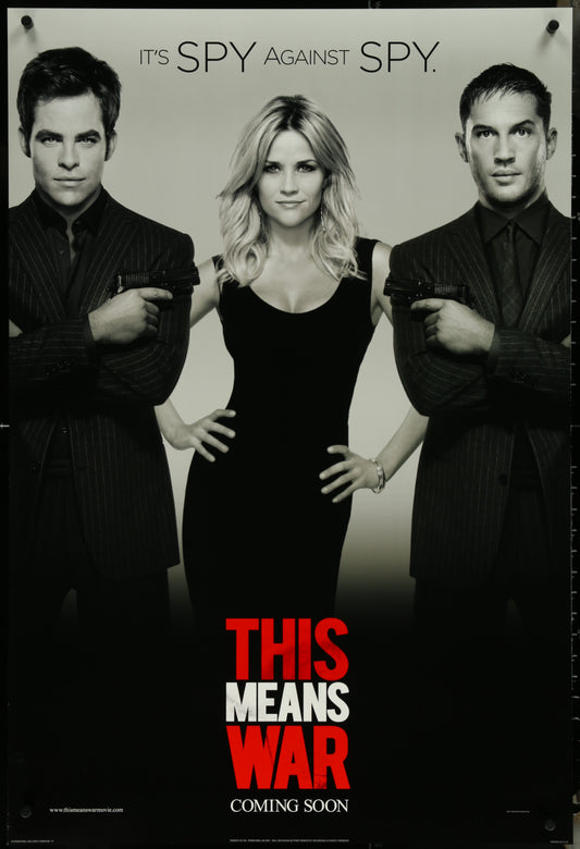 This Means War (2012) Original US One Sheet Movie Poster 27x40