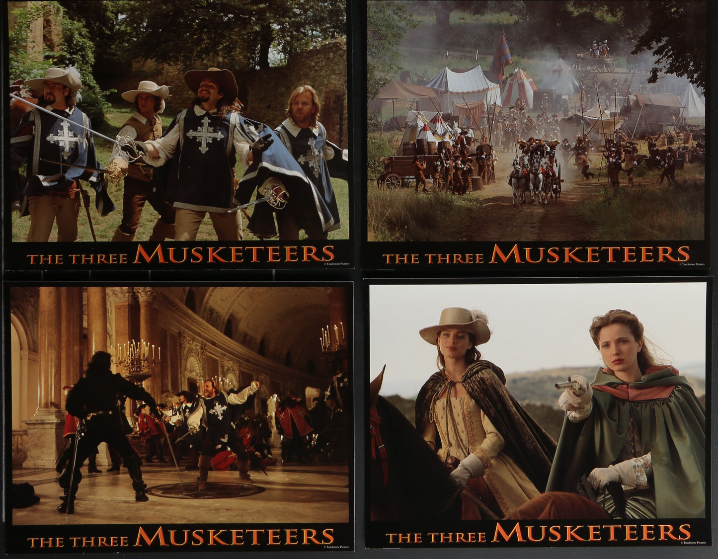 The Three Musketeers (1993) Original US Lobby Cards x 8