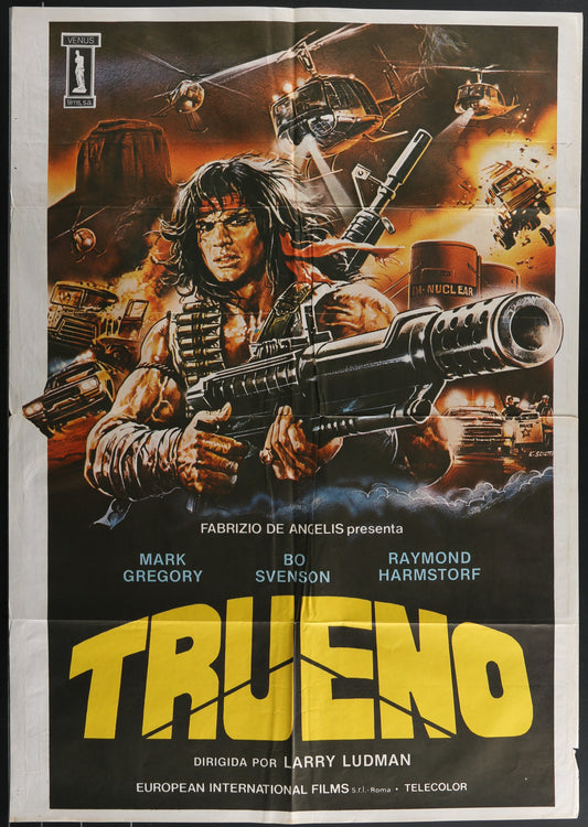 Thunder (1983) Original Spanish Movie Poster