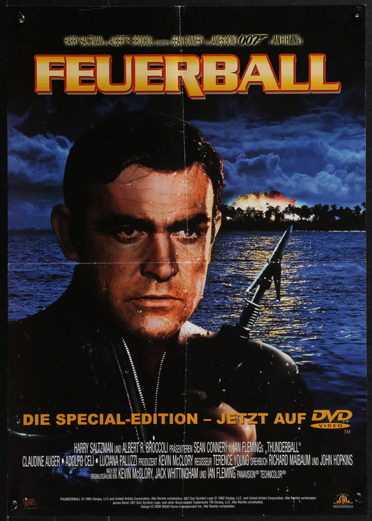 Thunderball (2000 RR) Original German Video Poster 16.5 x 23.5