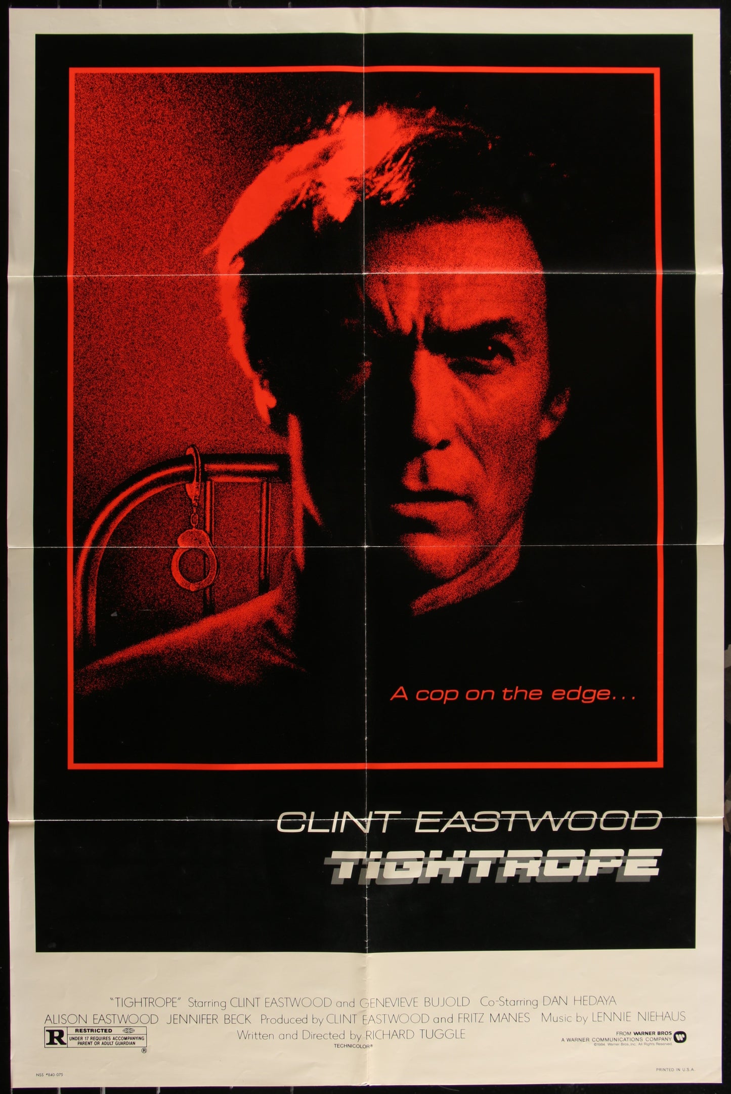 Tightrope (1984) Original US One Sheet Cinema Poster