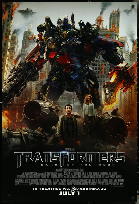 Transformers: Dark Of The Moon (2011) Original US One Sheet Movie Poster
