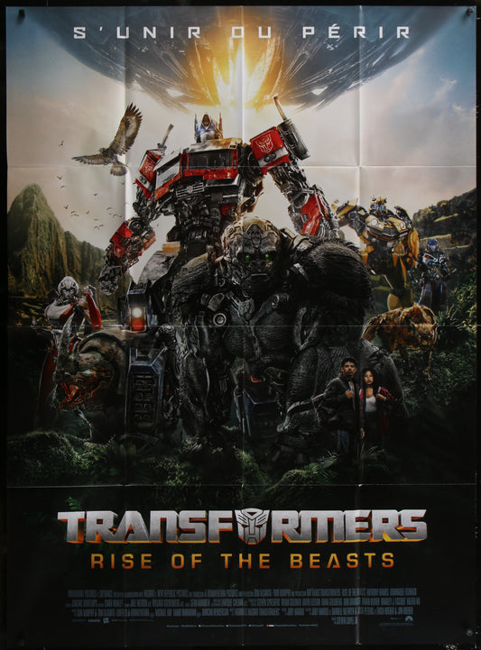Transformers: Rise of the Beasts (2023) Original French Grande Movie Poster 116 x 157 cm
