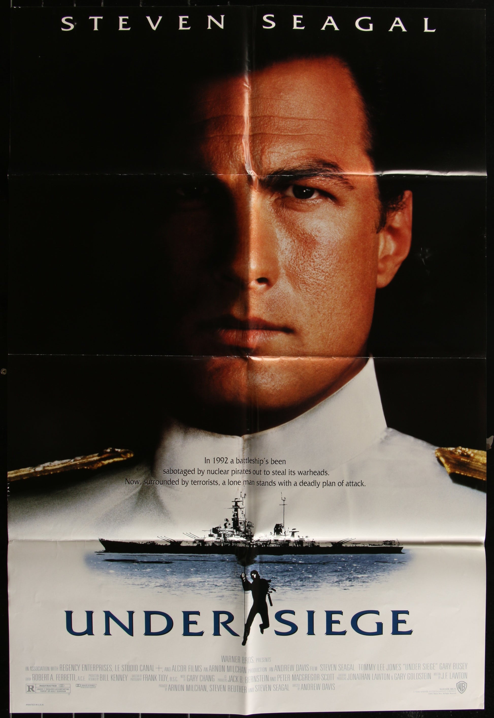 Under Siege (1992) Original US One Sheet Movie Poster