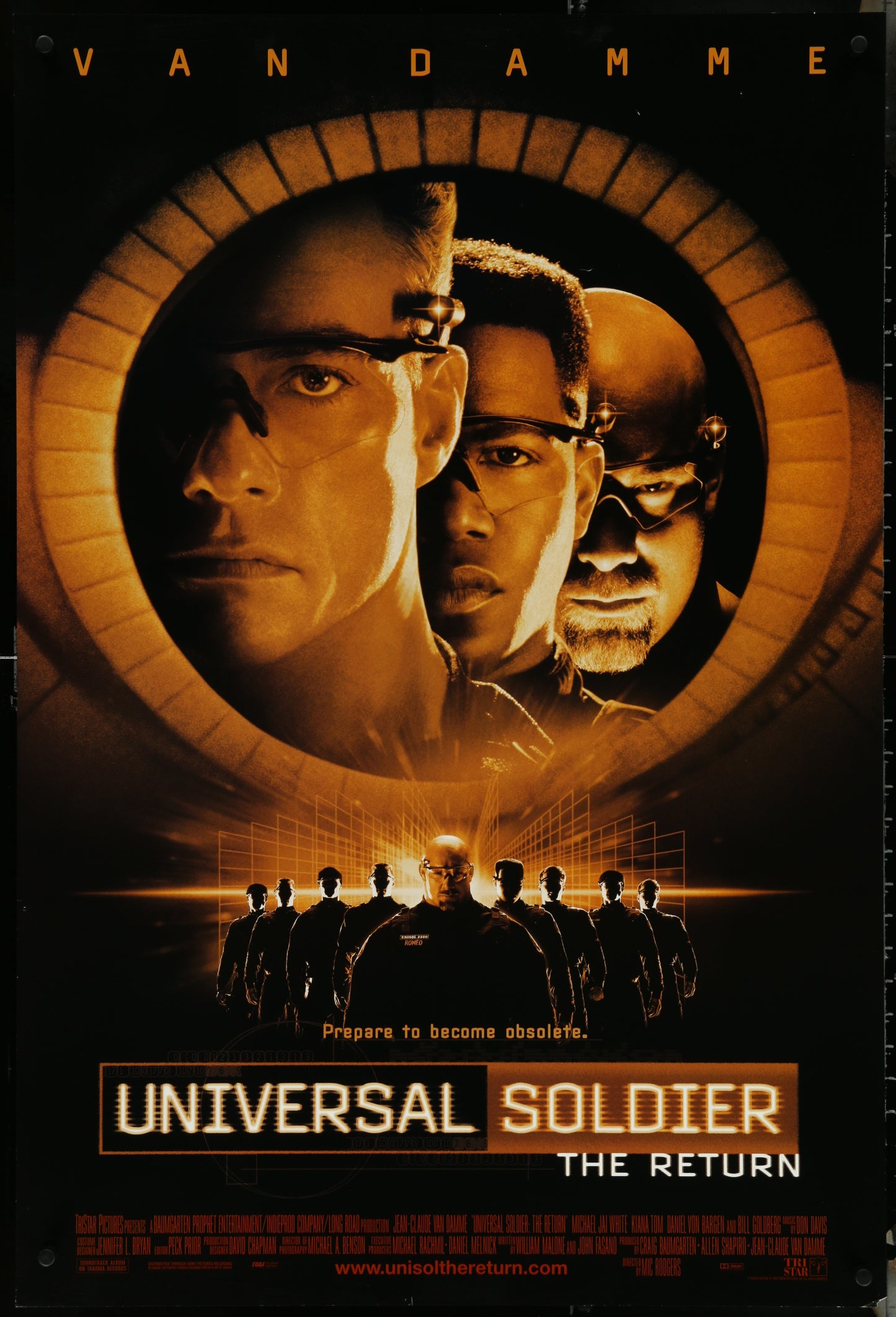 Universal Soldier: The Return (1999) Original US One Sheet Movie Poster