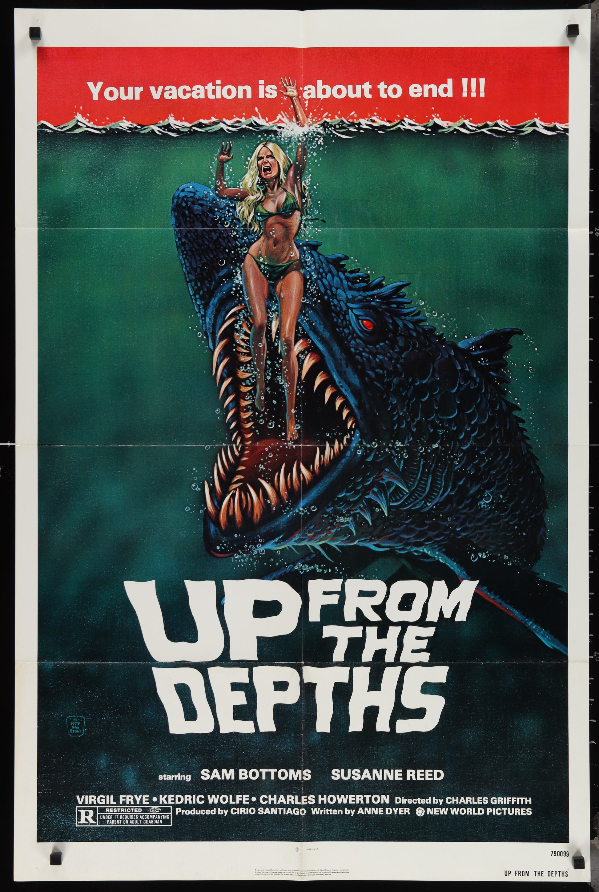 Up From The Depths (1979) Original US One Sheet Movie Poster