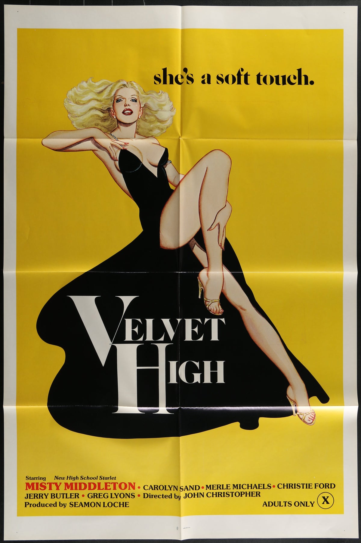 Velvet High (1981) Original US One Sheet Movie Poster
