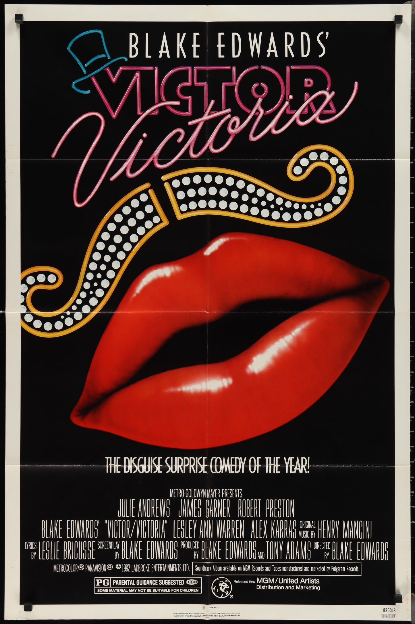Victor, Victoria (1982) Original US One Sheet Movie Poster