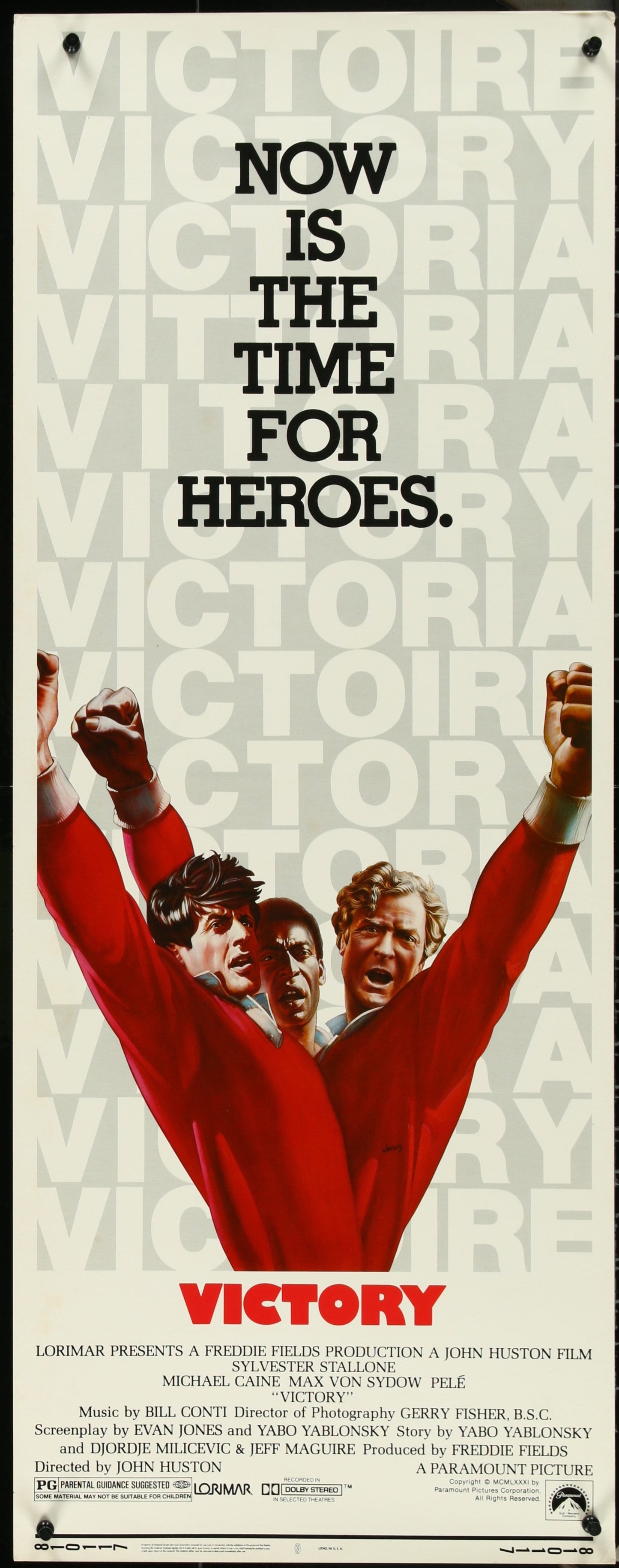 Victory (1981) Original US One Sheet Movie Poster - Escape To Victory