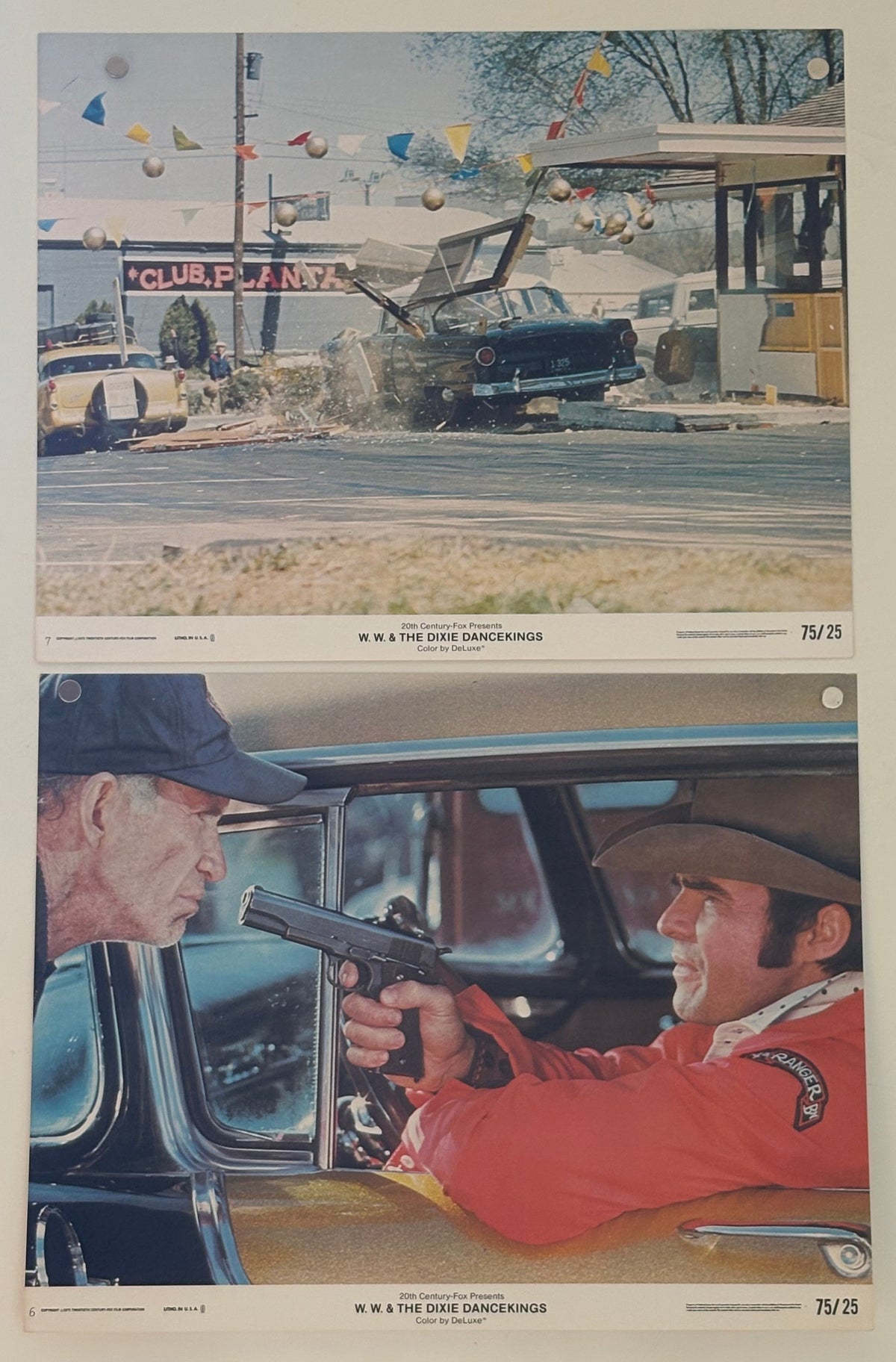 W.W. and the Dixie Dancekings (1975) 7 Original US Lobby Cards