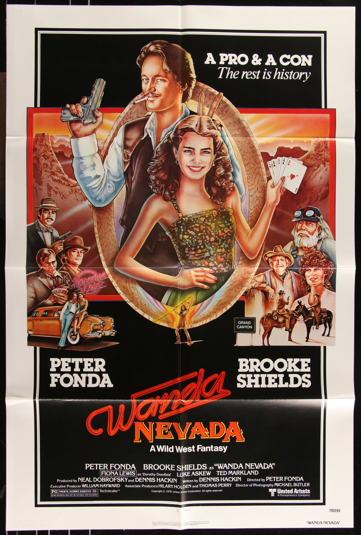 Wanda Nevada (1979) Original US One Sheet Movie Poster 27 x 41