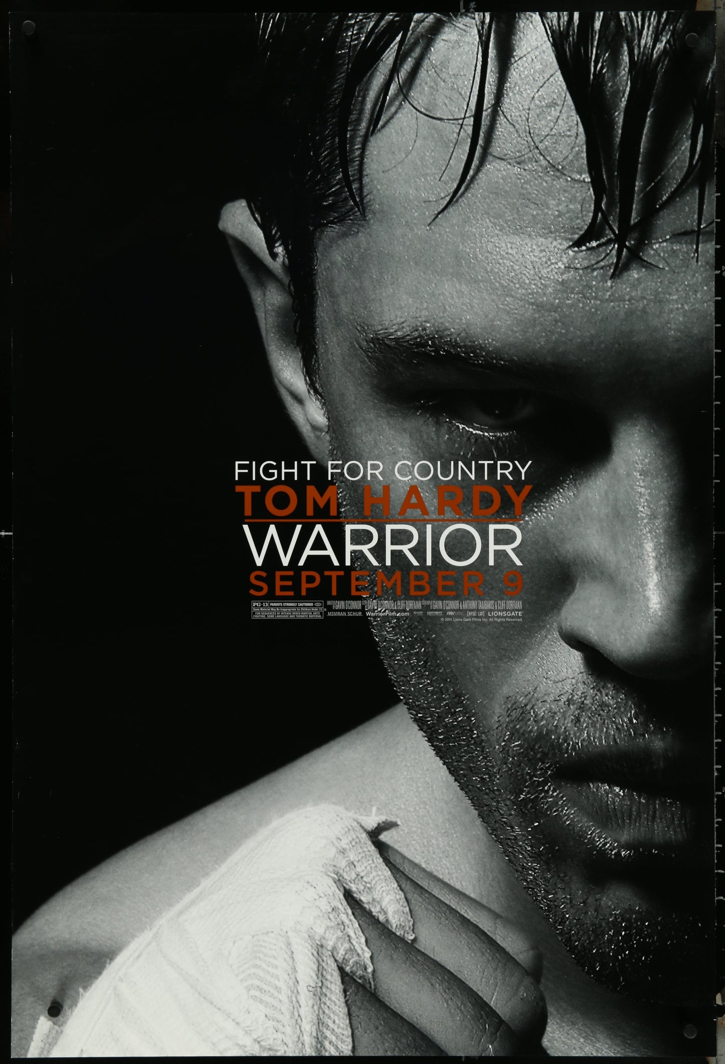 Warrior (2011) Original US One Sheet Movie Poster