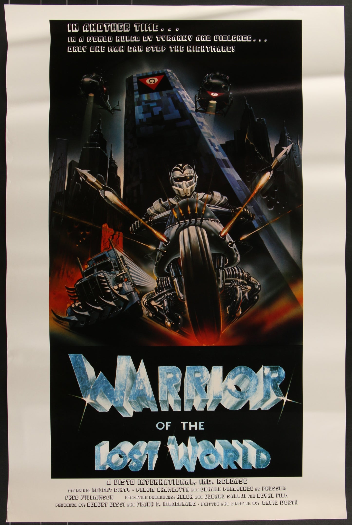 Warrior of the Lost World (1985) Original US One Sheet Movie Poster 24 x 37