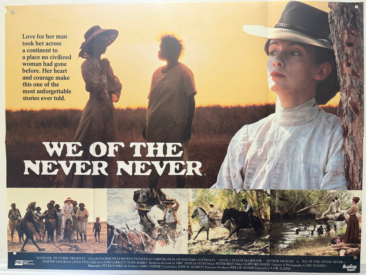 We of the Never Never (1982) Original UK Quad Movie Poster