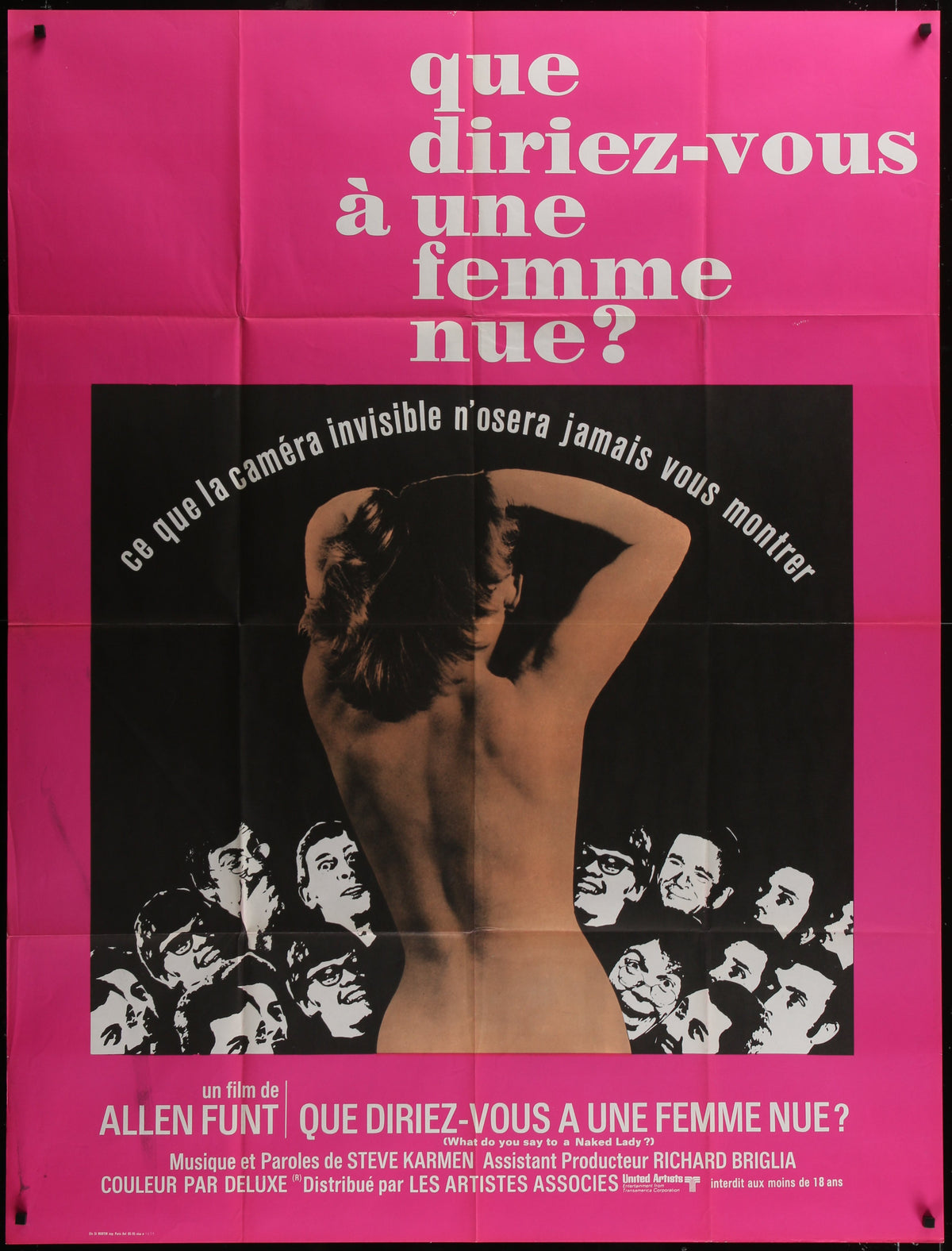 What Do You Say to a Naked Lady? (1970) French Grande Movie Poster