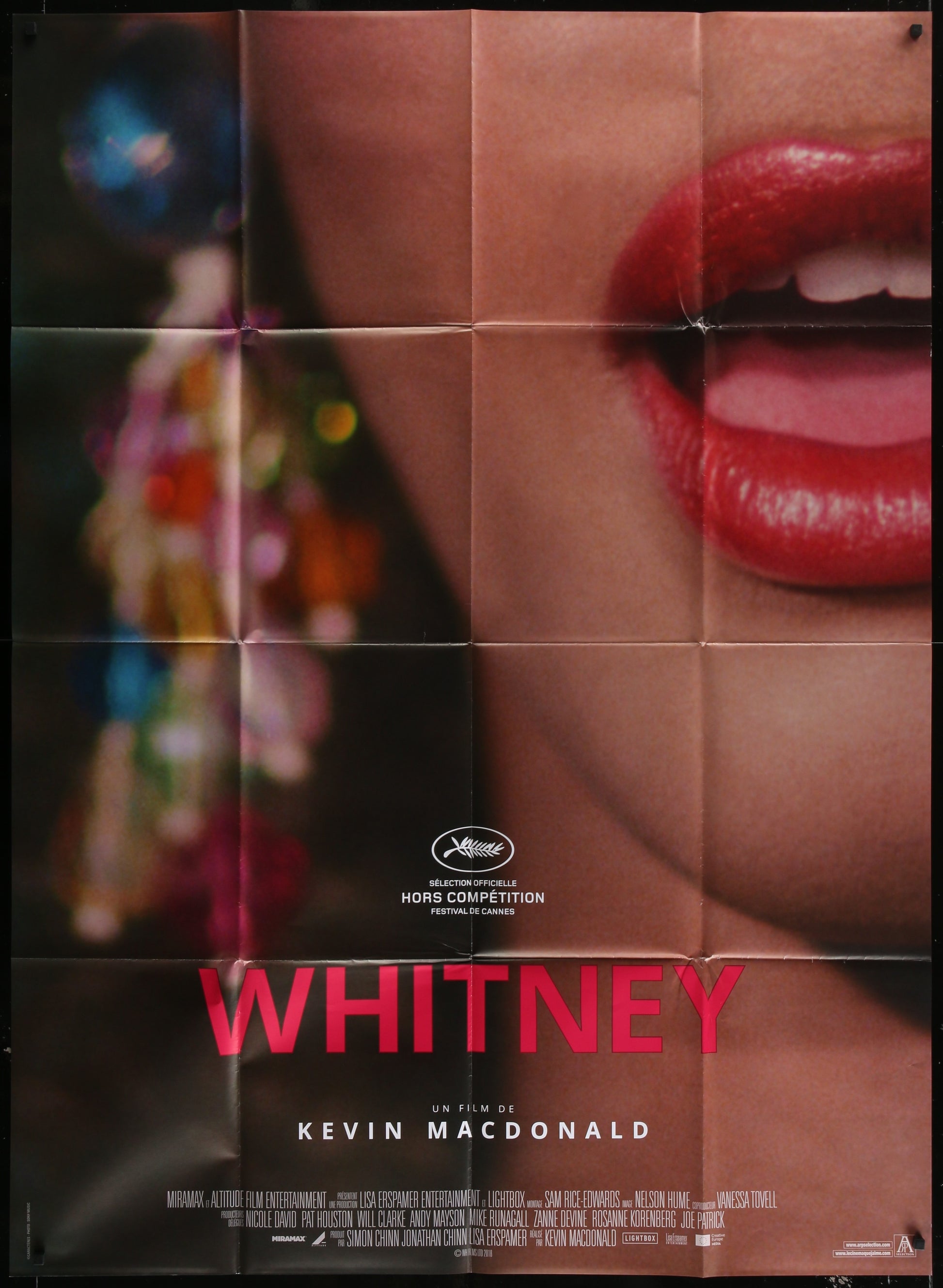 Whitney (2018) Original French Grande Movie Poster 114 x 157 cm

