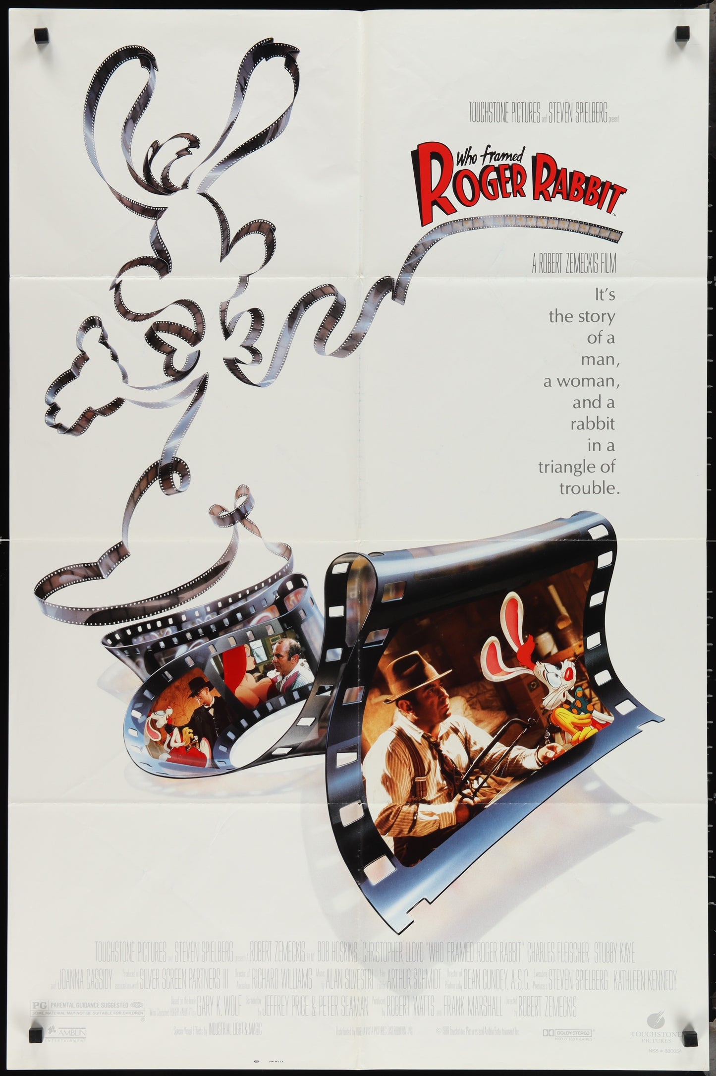 Who Framed Roger Rabbit (1988) Original US One Sheet Movie Poster
