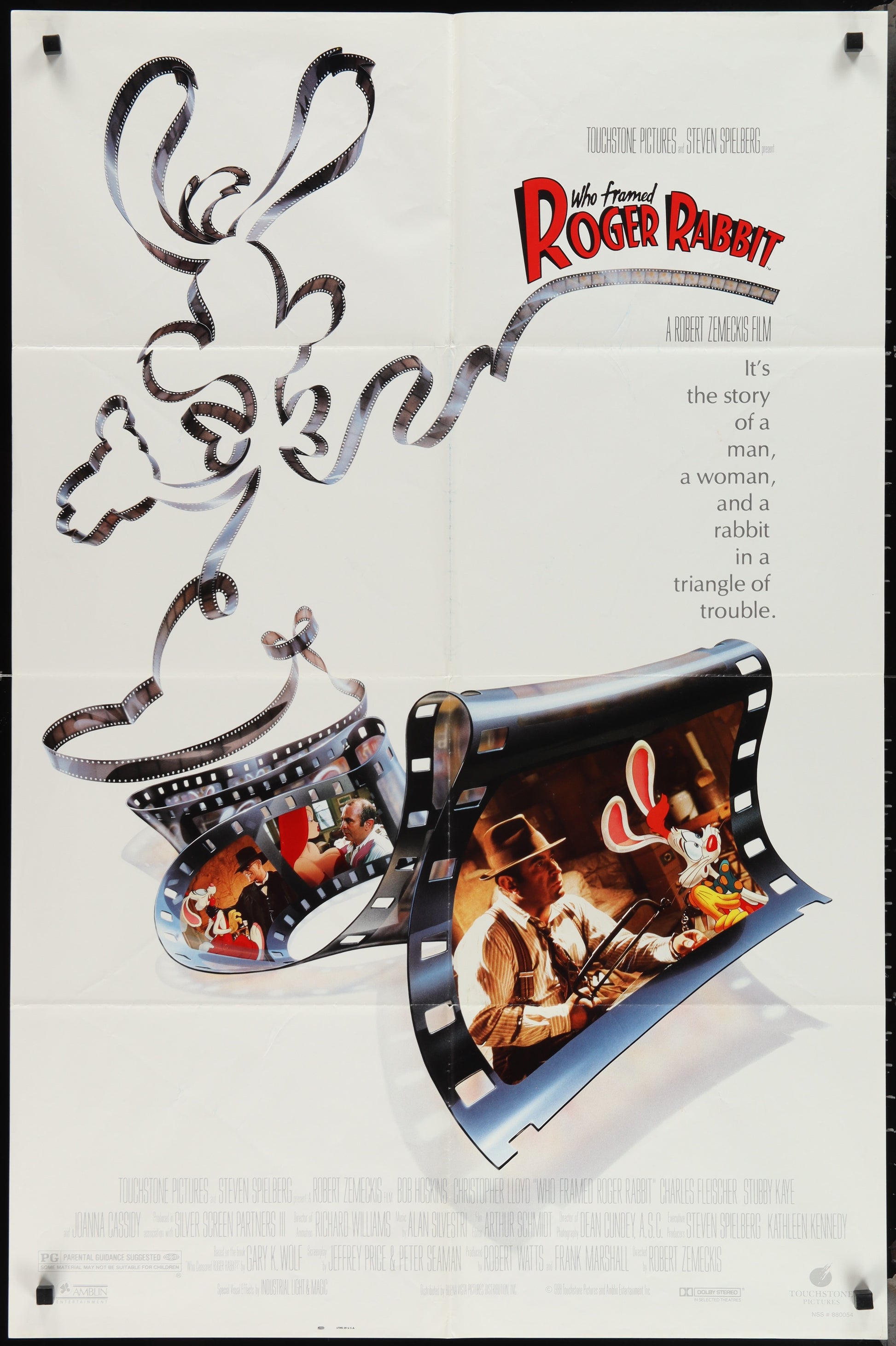 Who Framed Roger Rabbit (1988) Original US One Sheet Movie Poster
