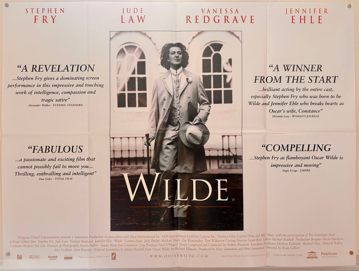 Wilde (1997) Original Double-Sided UK Quad Movie Poster