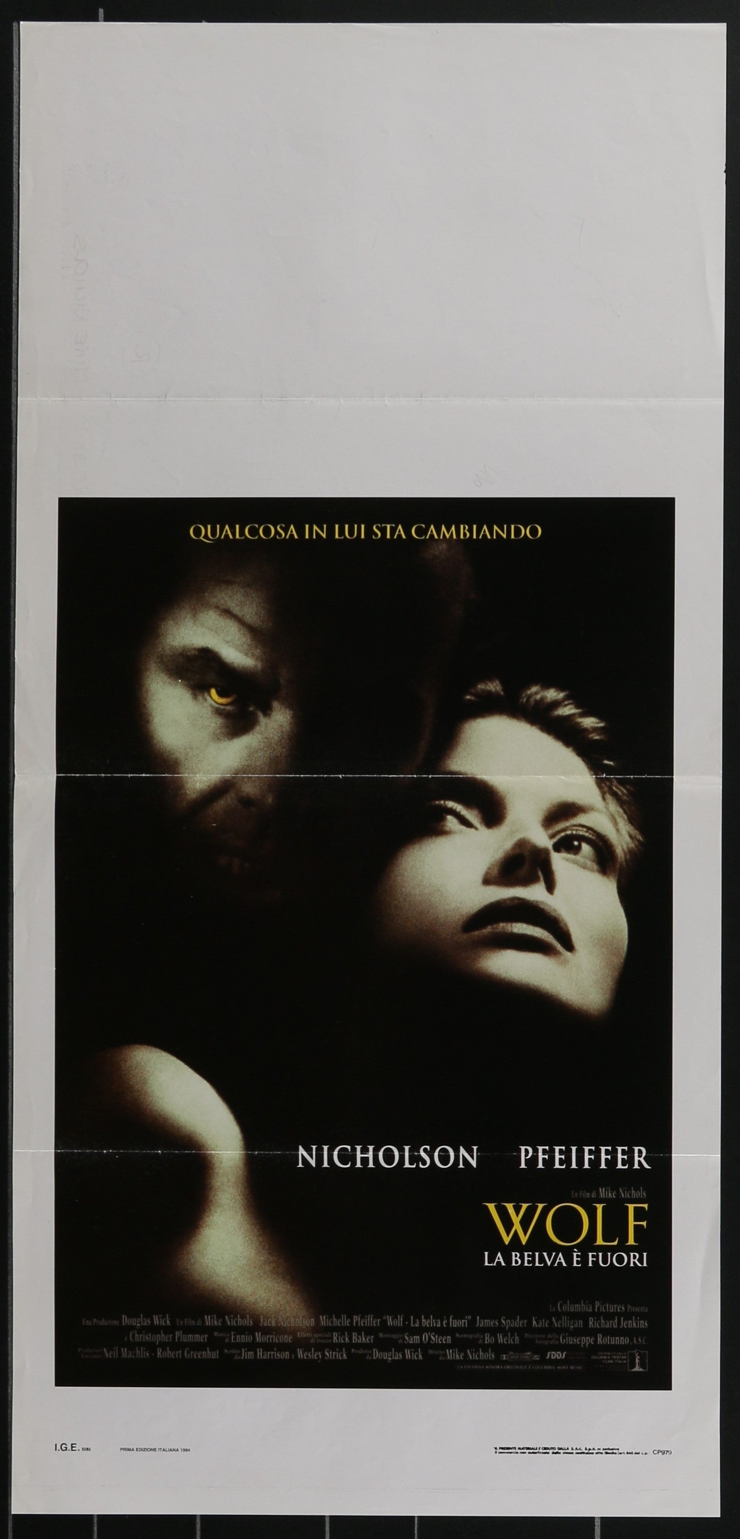 Wolf (1994) Original Italian Locandina Movie Posters
