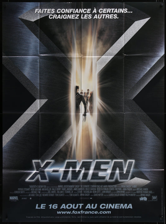 X-Men (2000) Original French One Panel Movie Poster 116 x 157 cm