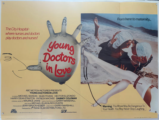 Young Doctors in Love (1982) Original UK Quad Movie Poster