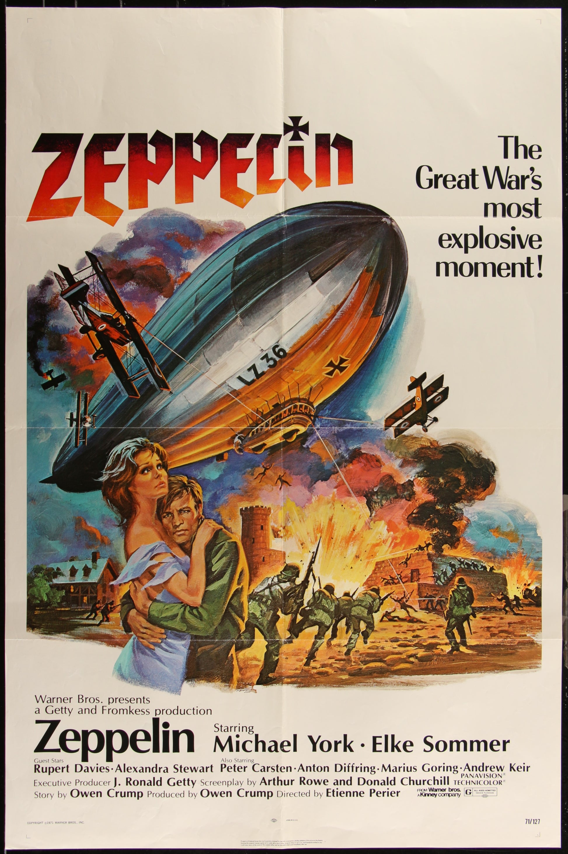 Zeppelin (1971) Original US One Sheet Movie Poster