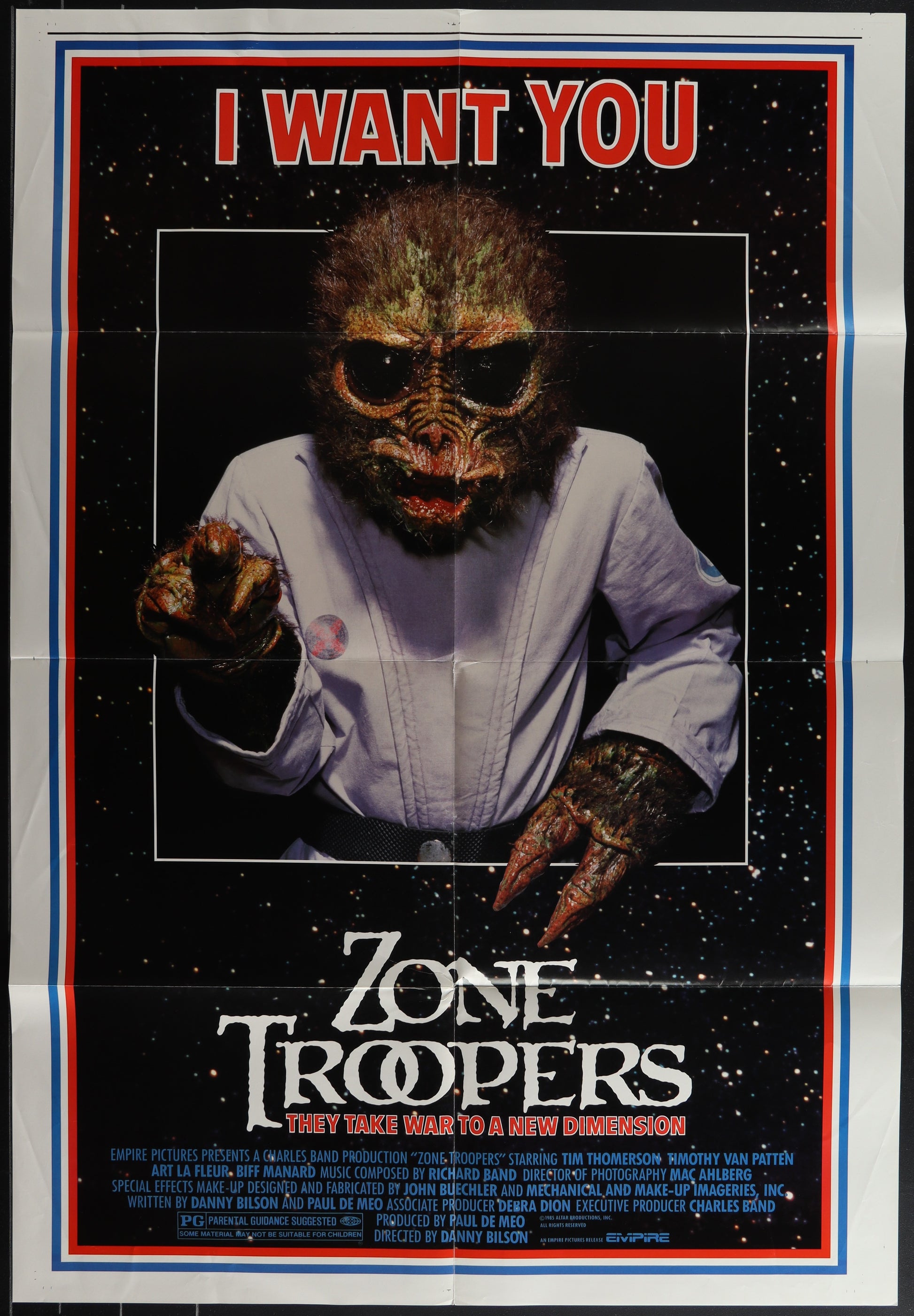 Zone Troopers (1985) Original US One Sheet Movie Poster