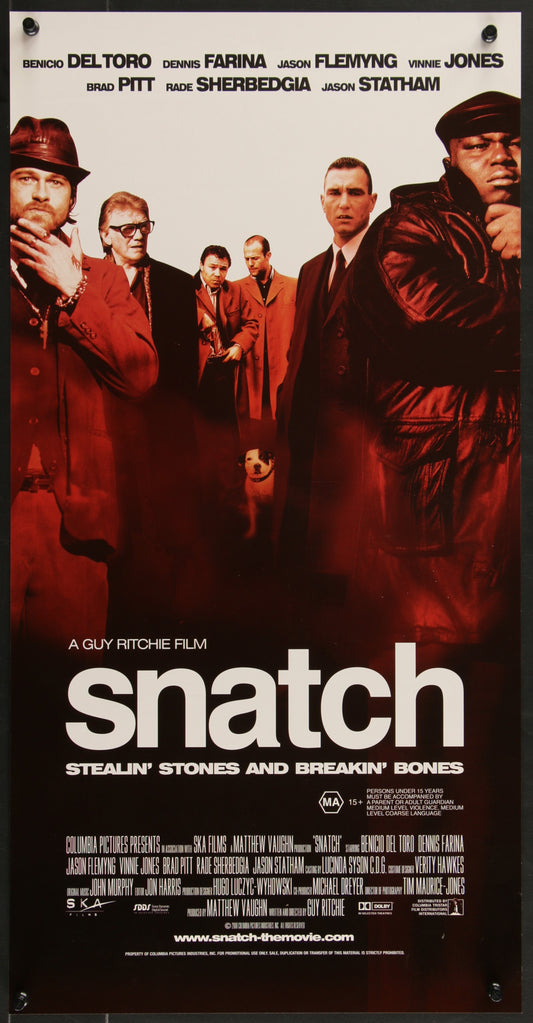 Snatch (2000) Original Australian Daybill Movie Poster