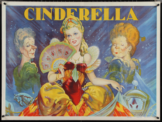 Cinderella (1930s) Original UK Pantomime Quad PosterCinderella (1930s) Original UK Pantomime Quad Poster