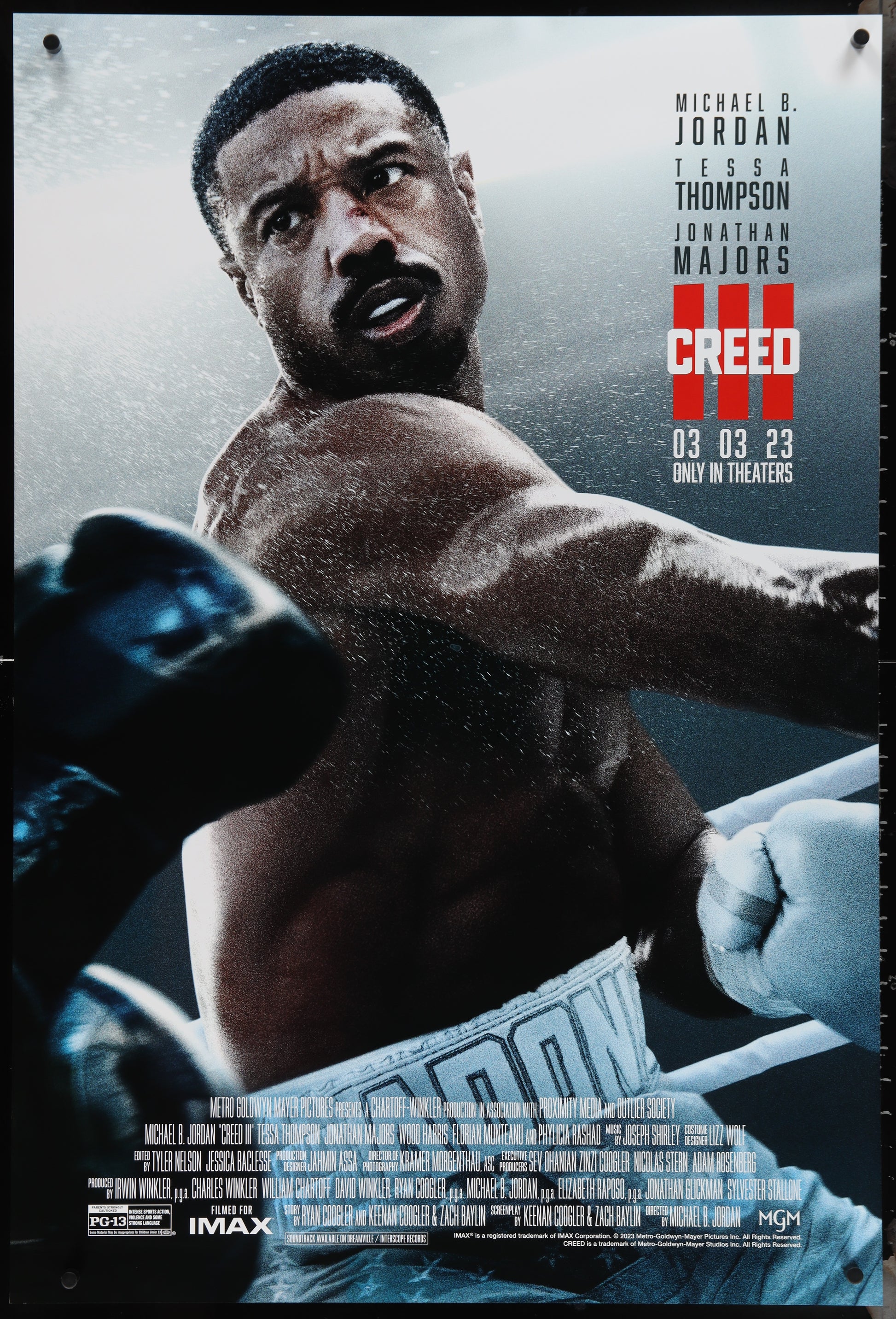 Creed III (2023) Original US One Sheet Movie Poster