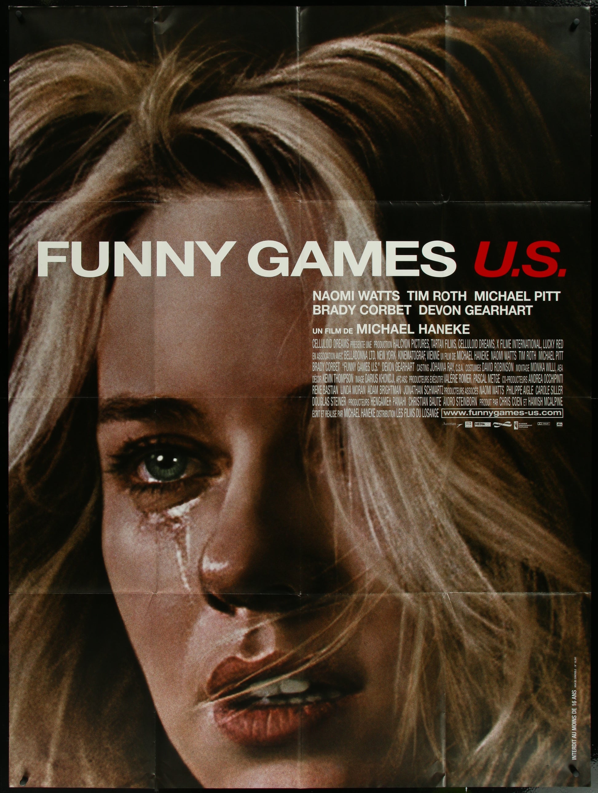 Funny Games (2008) Original French One Panel Movie Poster