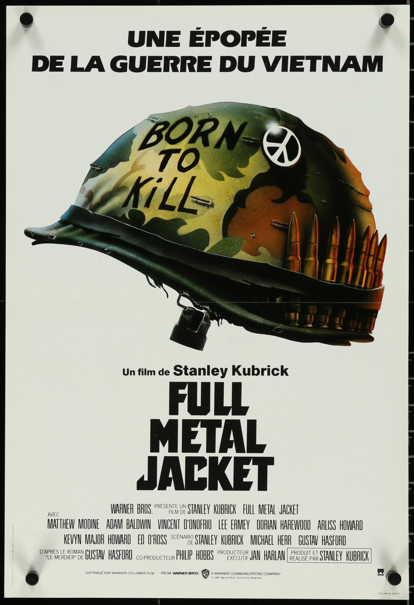 Full Metal Jacket (1987) Original French 'Petite' Movie Poster