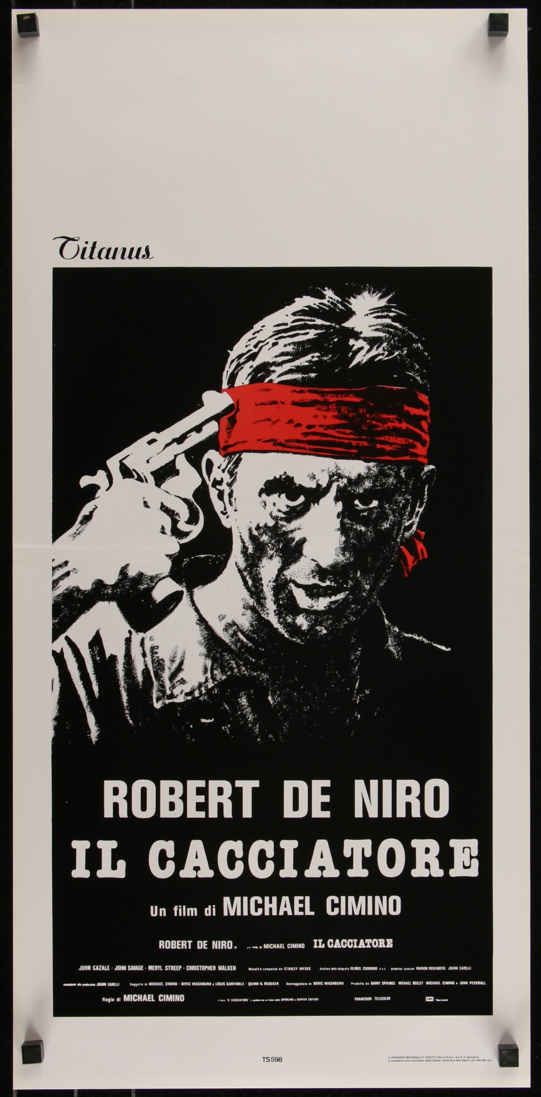 The Deer Hunter (1979) Original Italian Locandina Movie Poster